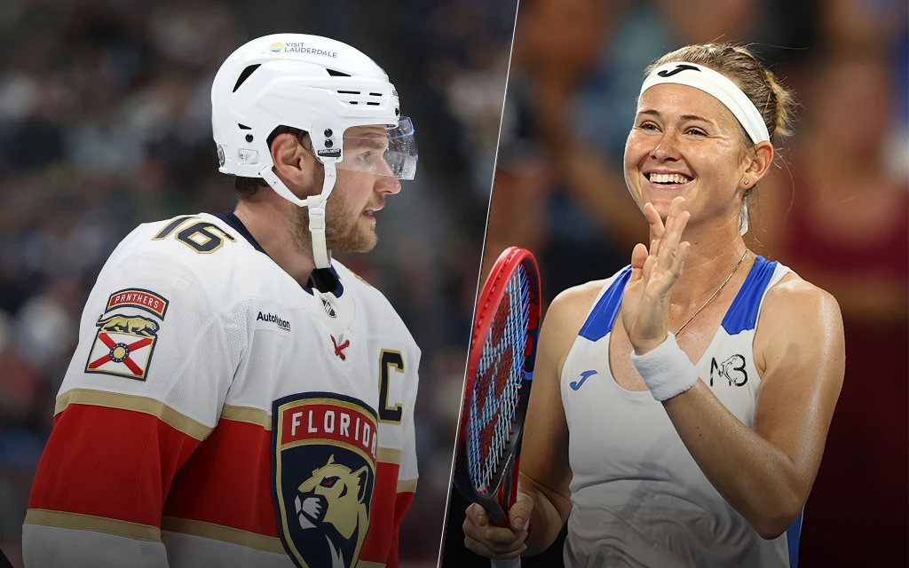 Звёздная пара скрывала отношения три года. Роман хоккеиста и теннисистки больше не тайна