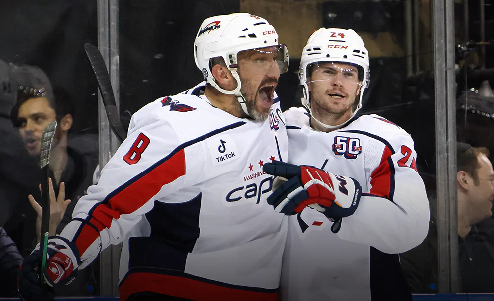 10 шайб до рекорда Овечкина. Ветеран прошил Шестёркина и запустил обратный отсчёт