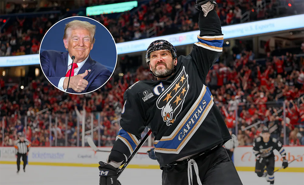 «Овечкин – великий игрок». Президент Трамп назвал себя фанатом капитана Putin Team