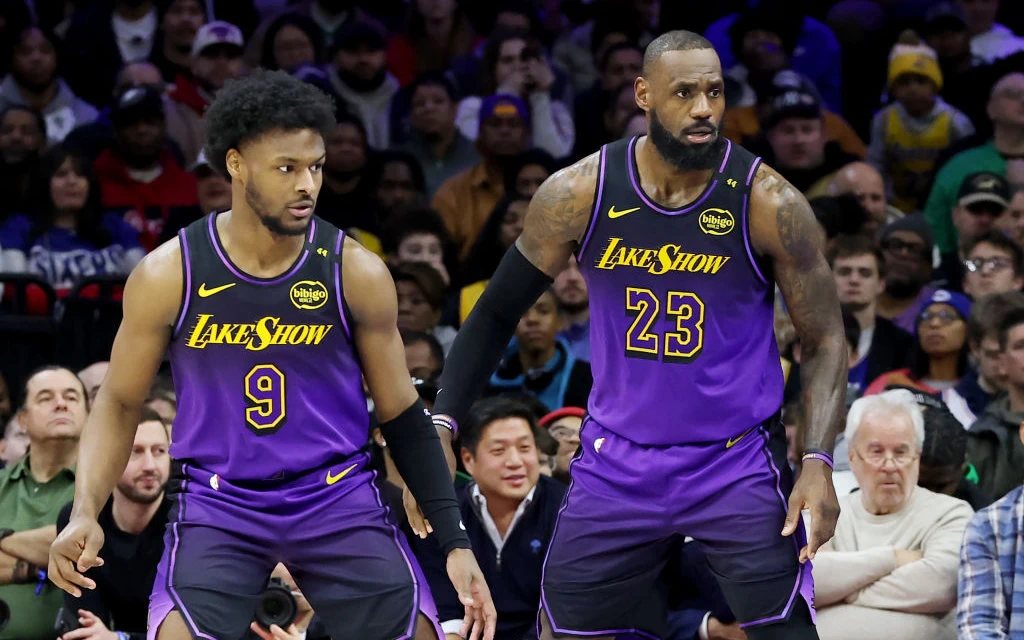 Леброн и Бронни Джеймс, Getty Images.webp