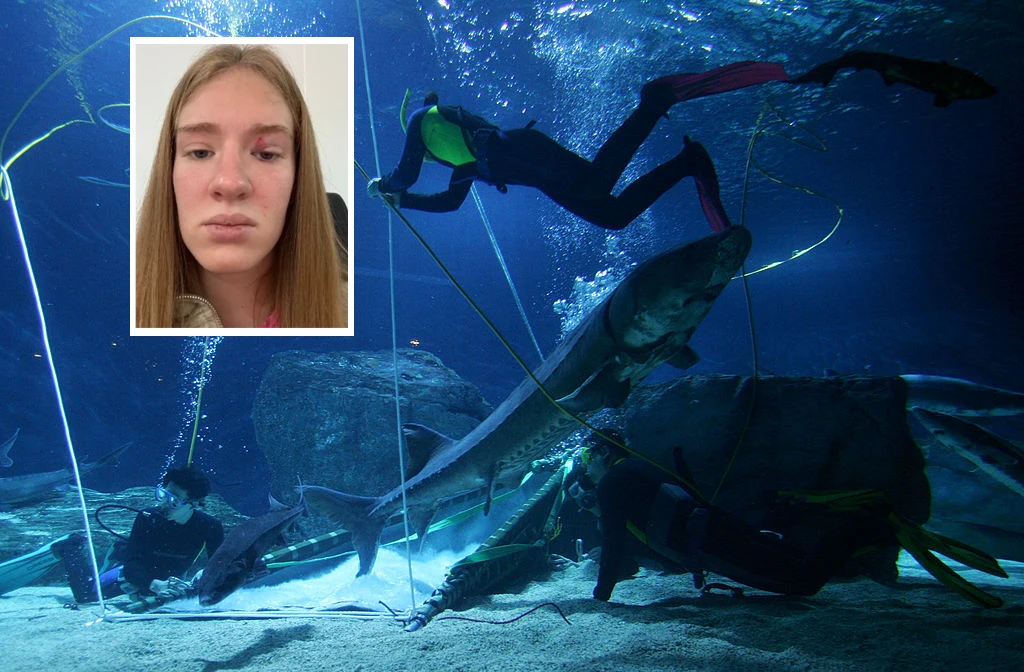 Гигантская рыба чуть не съела русскую синхронистку. Китайцы попытались замять скандал