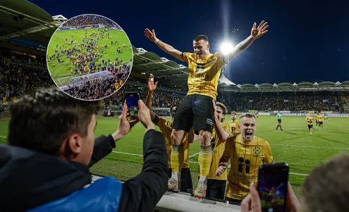 Ержан, проснись. Фаны преждевременно отметили на поле историческую победу клуба