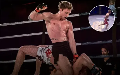 Нокаутировал соперника и убежал из клетки. Боец отпраздновал победу в туалете?