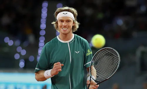 Рублёв уничтожил рекорд Алькараса. Андрей одержал самую громкую победу в карьере