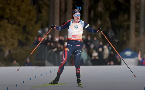 22 золота Йоханнеса Бё! Великий норвежец легко выиграл очередную гонку на чемпионате мира
