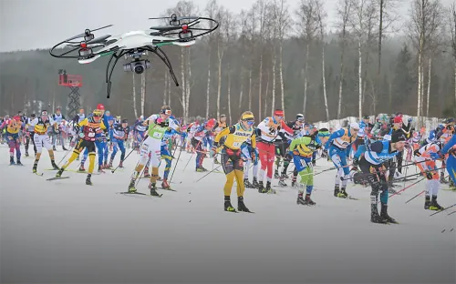 Шведы нашли способ бороться с «экотеррористами». Фестиваль лыжных гонок защитят дроны