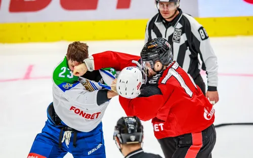 Сухой лёд в Омске. «Авангард» перетерпел «Салават» 