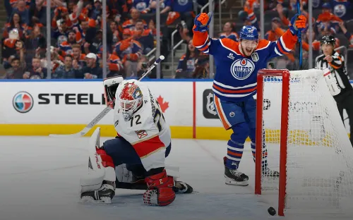 Сумасшедший матч Бобровскому испортил другой россиянин. «Эдмонтон» начал финал с камбэка 