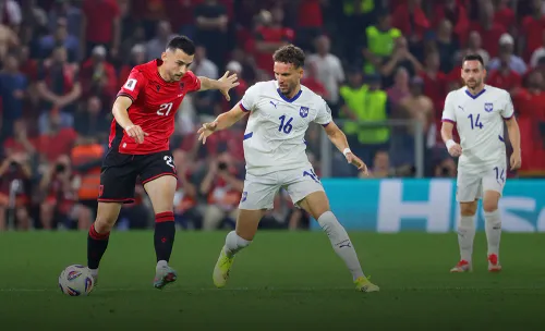 Албания и Сербия снова не обошлись без скандала. При этом матч всё-таки доиграли