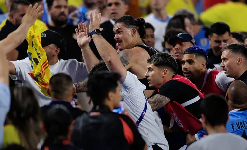 Футболисты подрались с фанатами. Массовое побоище на Копа Америка