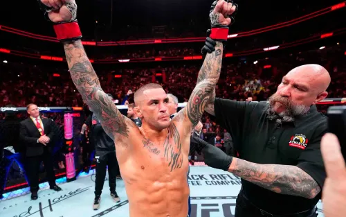 Порье жёстко нокаутировал французского Бога войны. Дональд Трамп аплодировал стоя