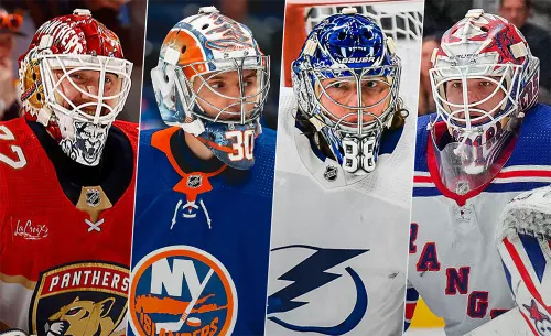 Русские вратари диктуют моду в НХЛ. В топ-10 сезона сразу четыре наших соотечественника